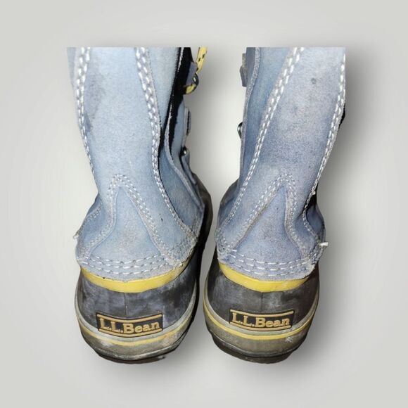 L.L.Bean Kids Winter Snow Boot Suede Rubber Size 6 - Picture 11 of 13